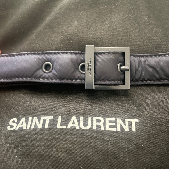 Saint Laurent NEW YSL with tags Navy Blue and Red Econyl Nylon Le 5 A 7 Hobo - Picture 13 of 14